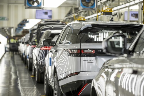 Produktion bei Land Rover.